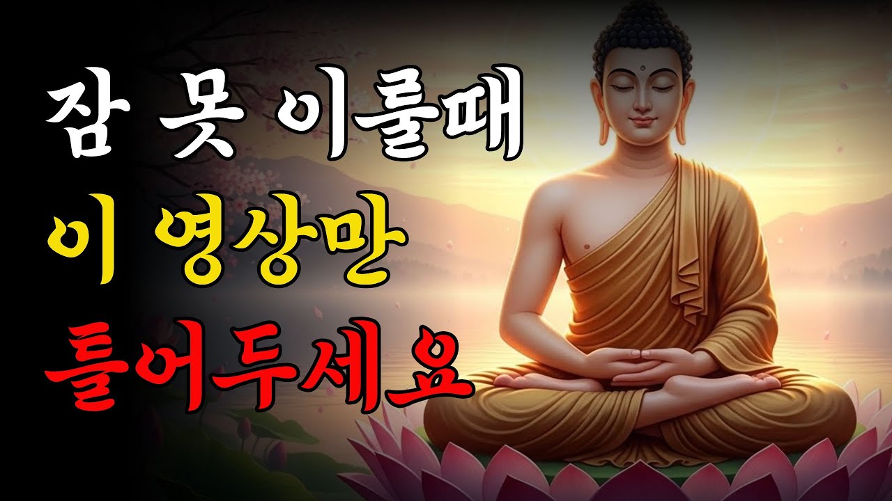 잠 못 이룰 때 듣는 석가모니 1시간 명언 / 나이 들어도 마음이 평안해지는 노후의 비밀 / 생각이 많아 지친 사람들을 위한 영상