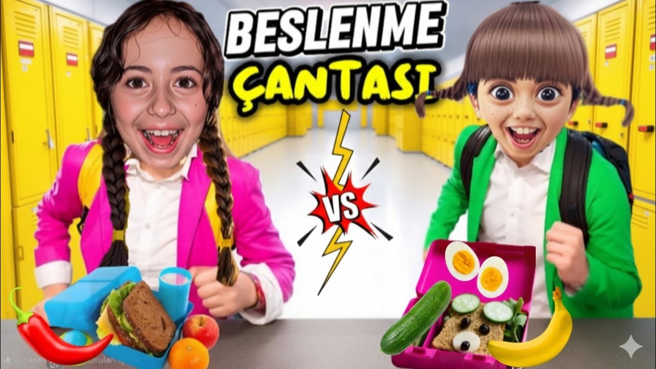 BESLENME ÇANTASI CHALLENGE 2 | ÖĞRETMEN BESLENME ÇANTAMIZI KONTROL ETTİ!! ESMA Vs PELİNSU