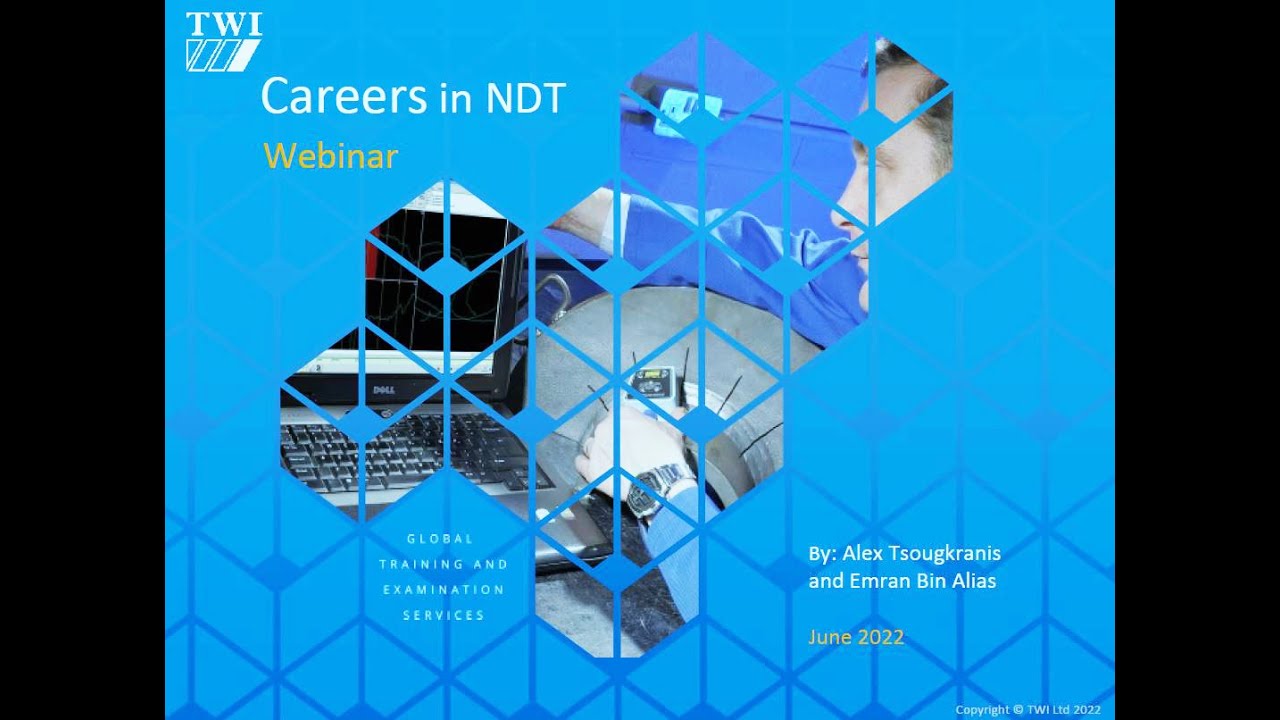 Webinar - Careers in NDT