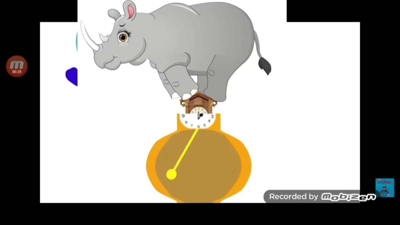The rhino broke the clock (version 2)