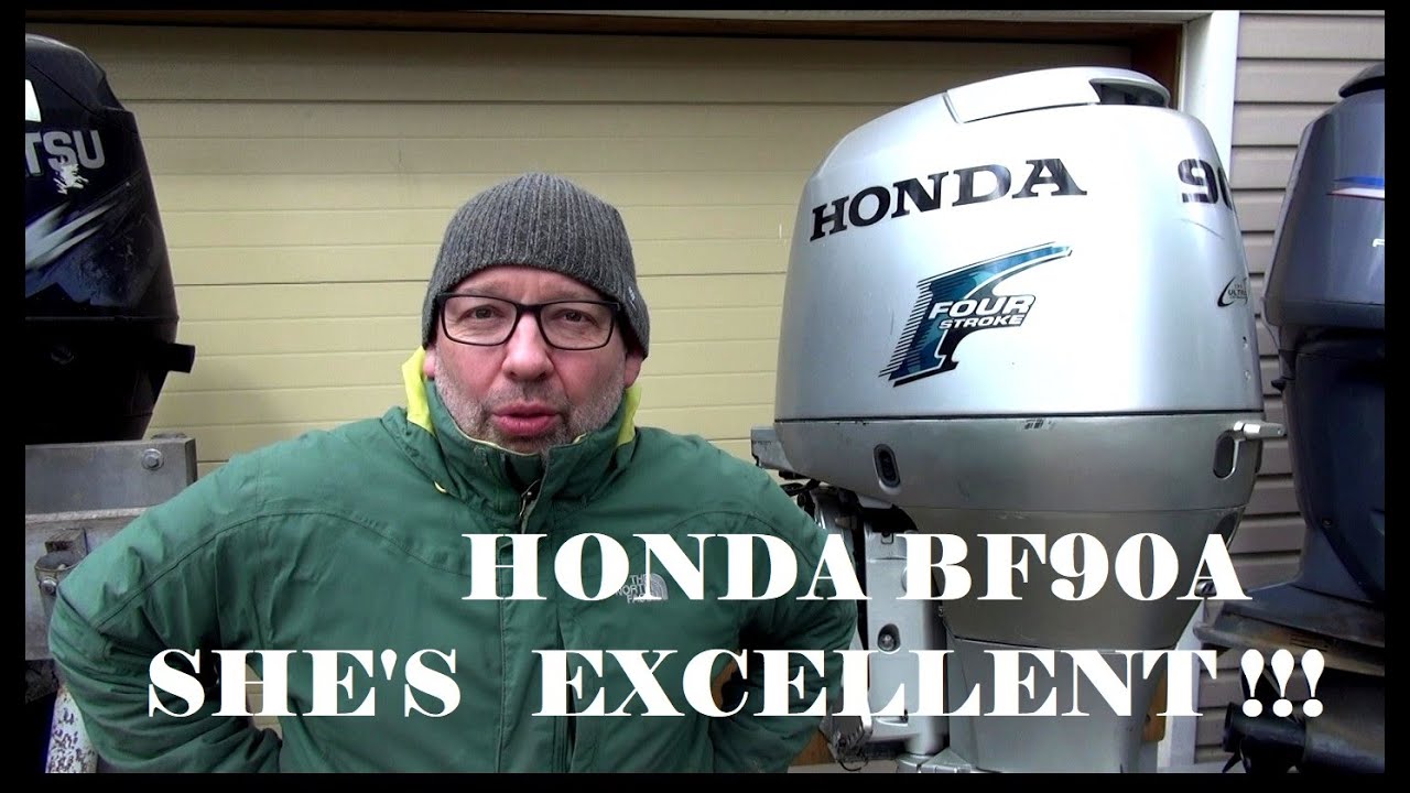 ОБЗОР HONDA BF90A - КАРБЮРАТОРНАЯ!