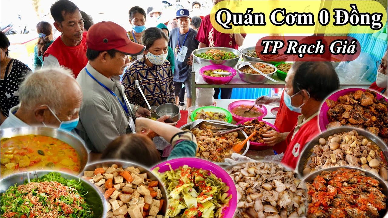 Kỳ lạ Quán Cơm ăn thoải mái nhưng không tốn tiền vừa xuất hiện tại TP Rạch Giá