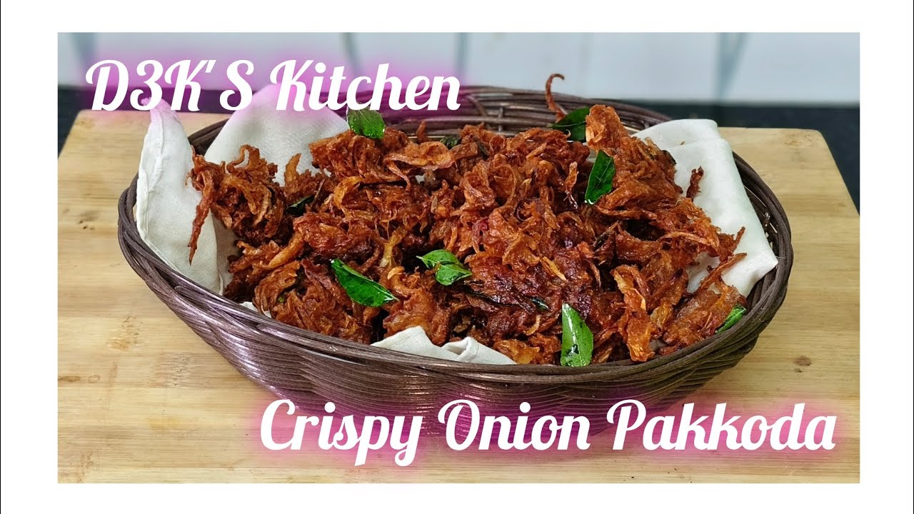 Crispy Onion Pakkoda|Bakery Style Yummy Pakkoda|Perfect Evening Tea Time Snack|All Time Favourite