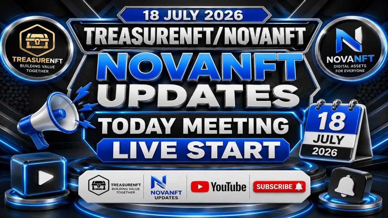 LIVE: TREASURE NFT MEETING | LATEST UPDATES AND INFORMATION | WITHDRAWAL UPDATE NOVANFT |