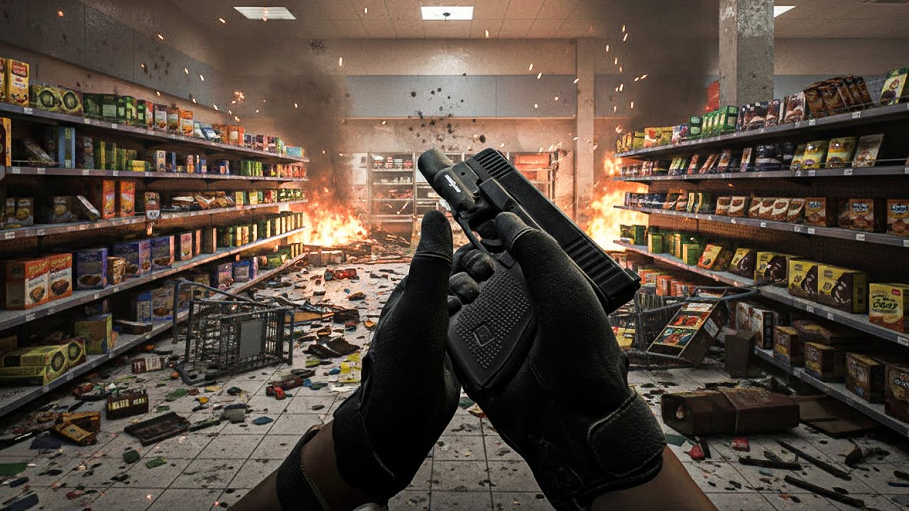 Grocery Store Robbery - Pistol Only Challange - Intense Immersive Ready or Not Gameplay