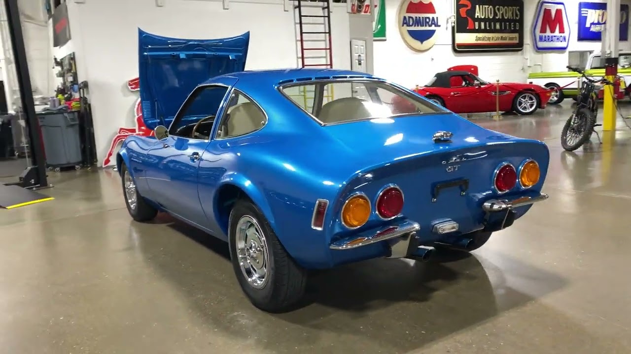 1971 Opel GT in Blue