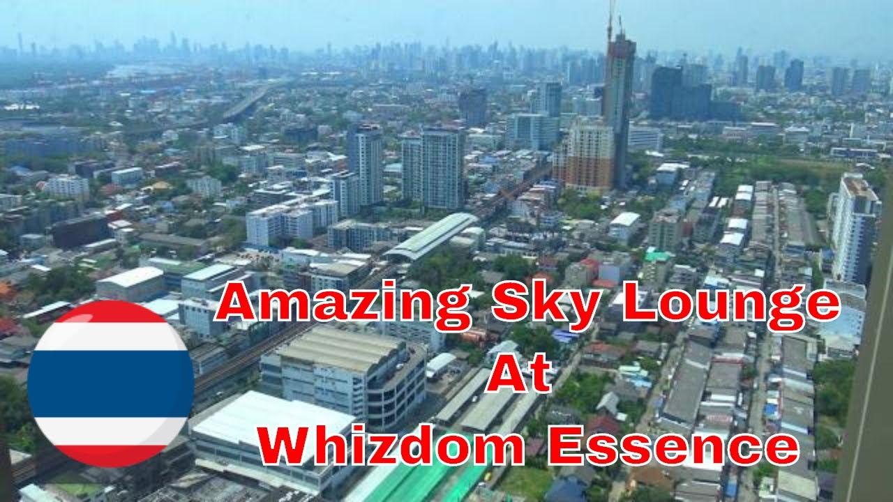 Whizdom Essence Sukhumvit 101 Facilities Tour | Pool, Gym, Sky Lounge, Golf Simulator