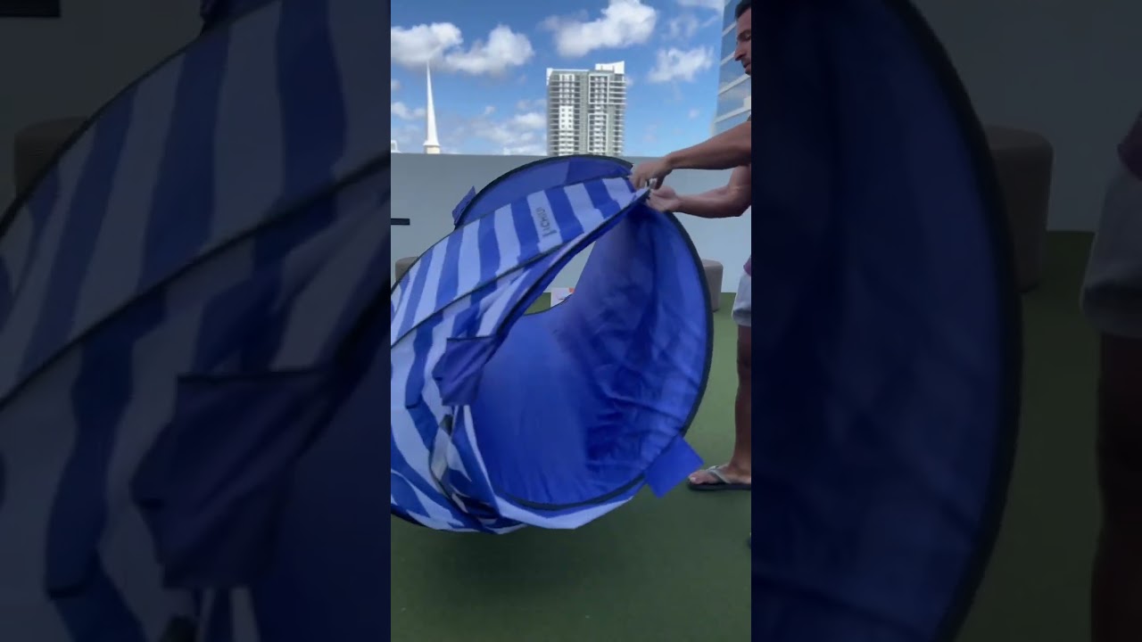 How to Fold Your Beach Tent in a few Easy Steps - A Simple Tutorial