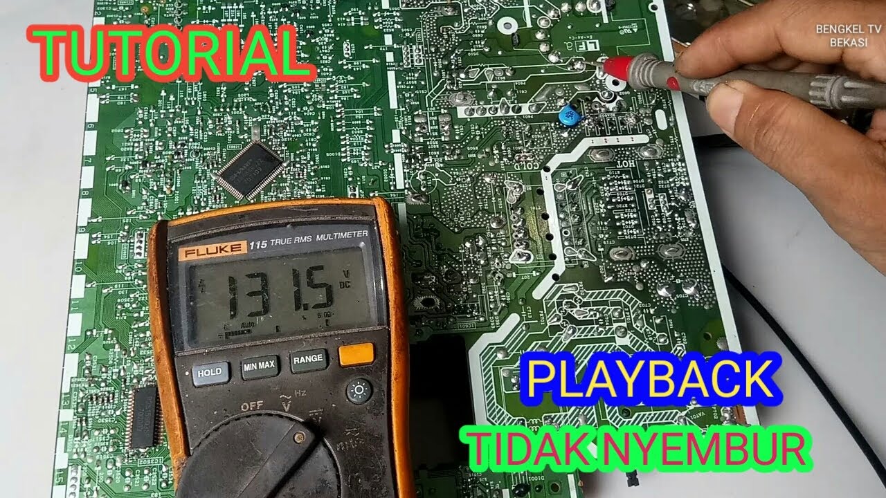 Tutorial cek tegangan  playback tidak start, tidk nyembur pemula harus cek teg driver