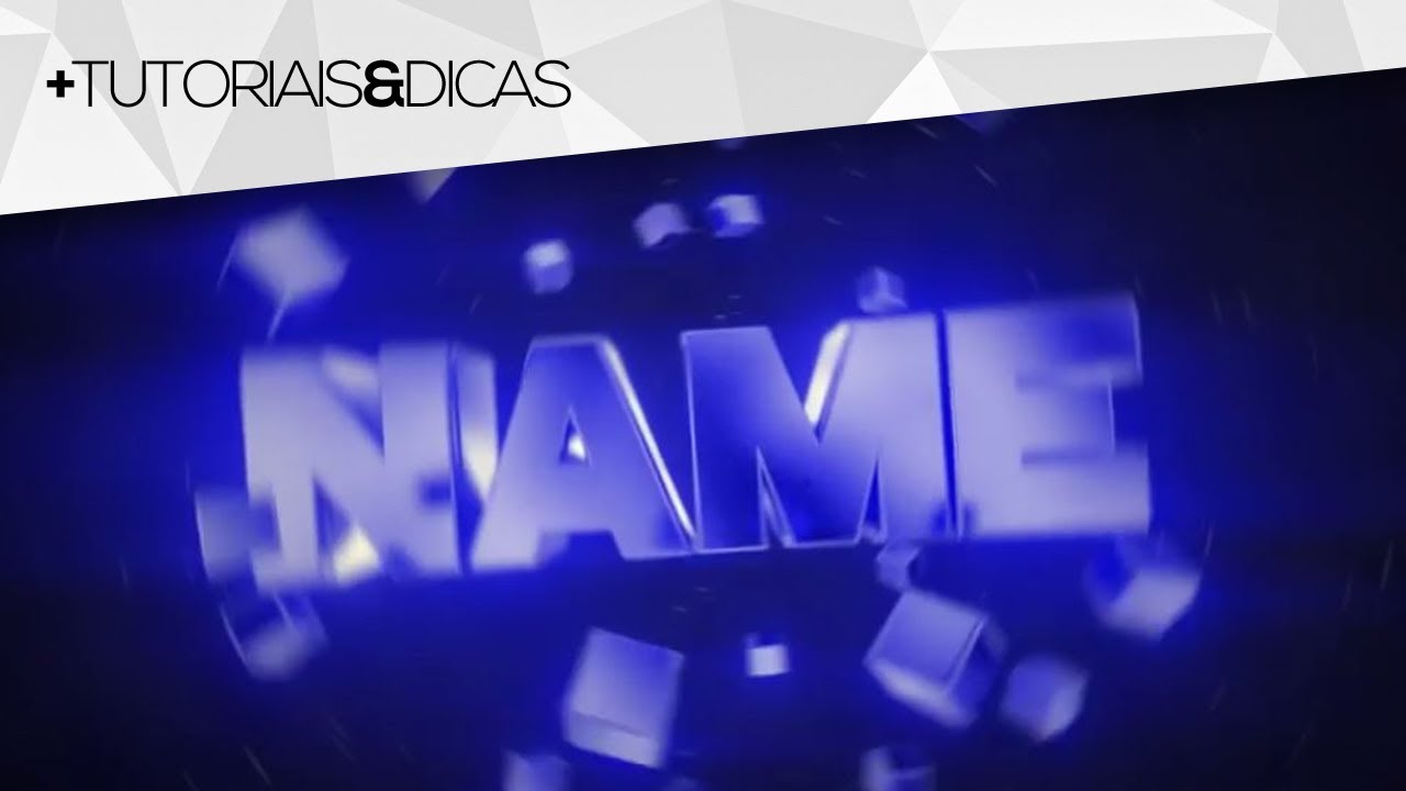 Como fazer INTRO 3D (estilo cinema 4D) em QUALQUER CELULAR (Androd, iPhone e Windows)