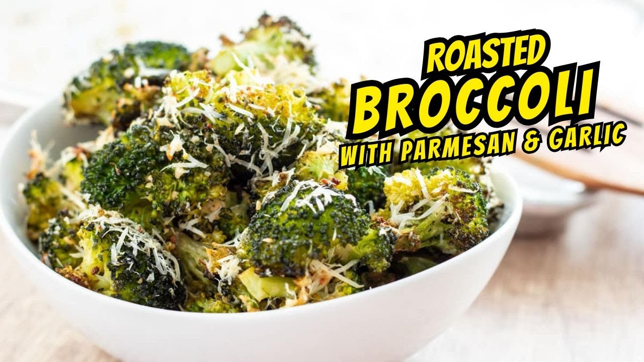 The BEST Crispy Roasted Broccoli with Parmesan & Garlic | Easy Side Dish Recipe