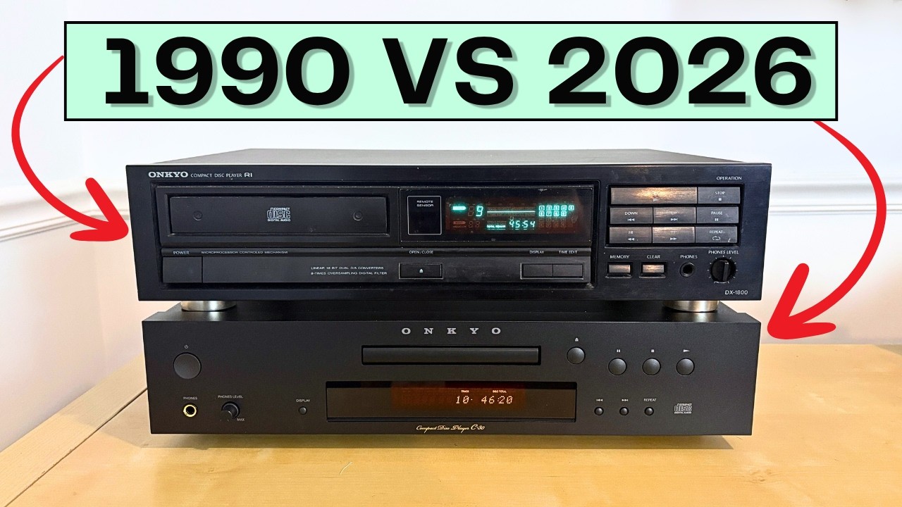 Я сравнил CD-проигрыватель Onkyo 1990 года выпуска с моделью 2026 года. Вот что произошло.
