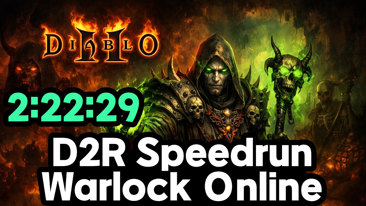 디아블로2 레저렉션 / 노말 온라인 스피드런 _ 악마술사 (2026.3.17.) / Diablo2 Speedrun (SC/Ladder Online/P1/Normal/Warlock)