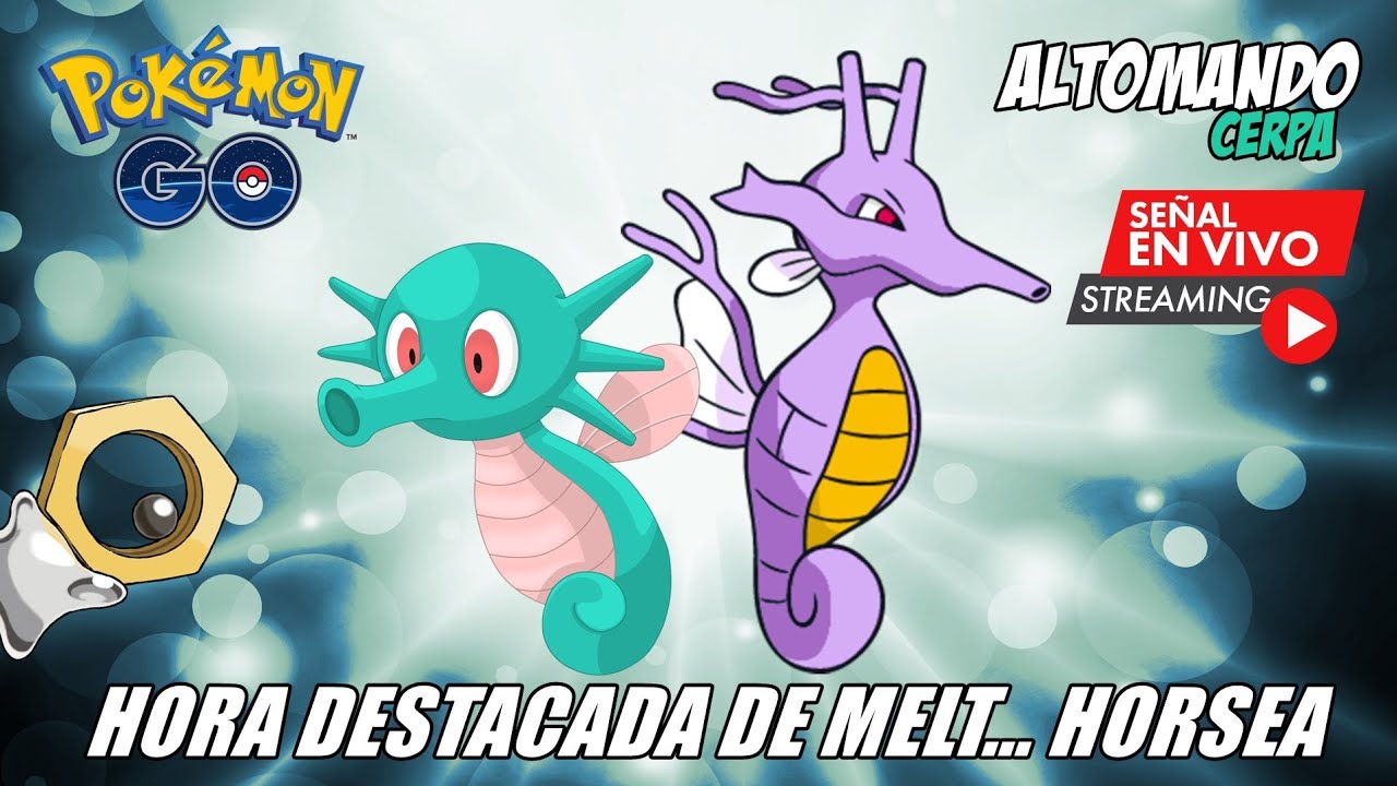 BUSCANDO AL HORSEA SHINY EN LA HORA DESTACADA
