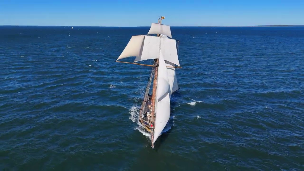 Pride of Baltimore II in the Great Chesapeake Bay Schooner Race 10/16/2025