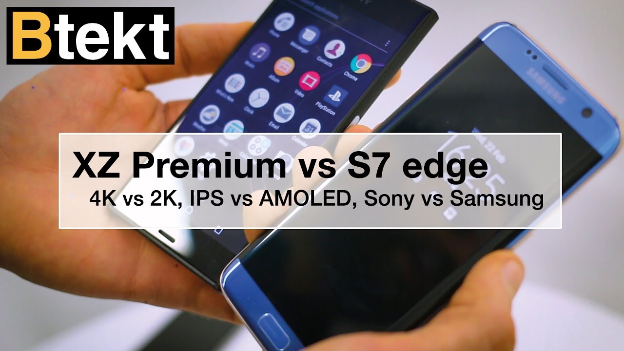 Sony Xperia XZ Premium vs Samsung Galaxy S7 edge