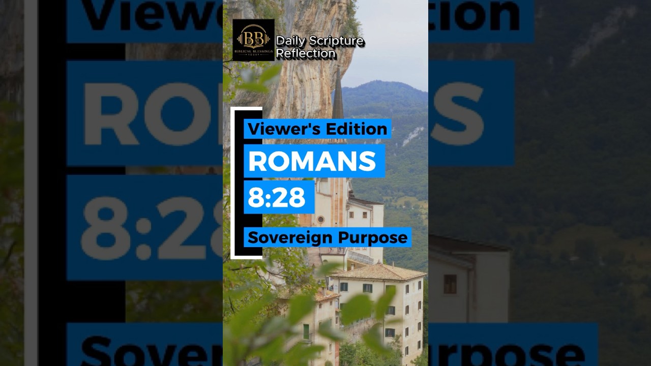 Romans 8:28  |  Sovereign Purpose #shorts  #bible  #scripture  #reflection #romans