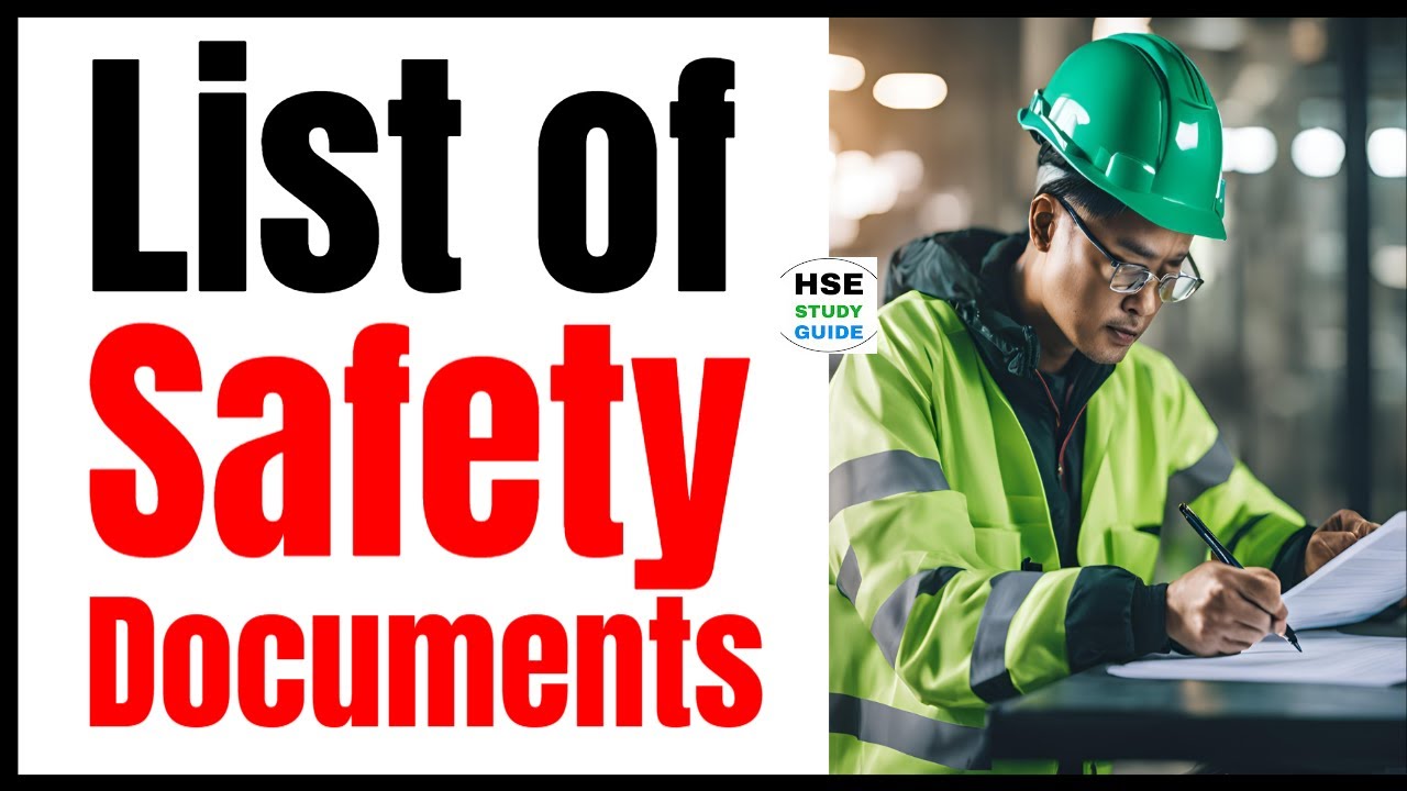 List of Safety Documents 