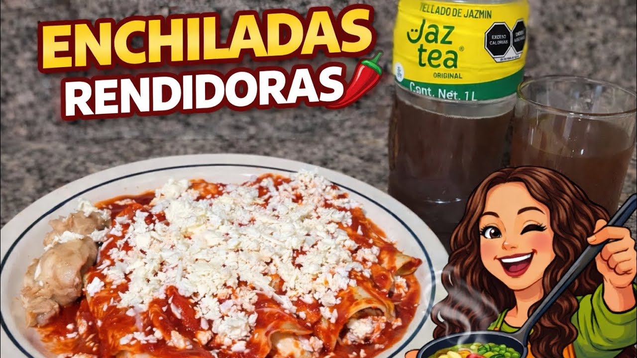 Enchiladas de frijol y queso | Receta fácil y rendidoras | Y con poco presupuesto 