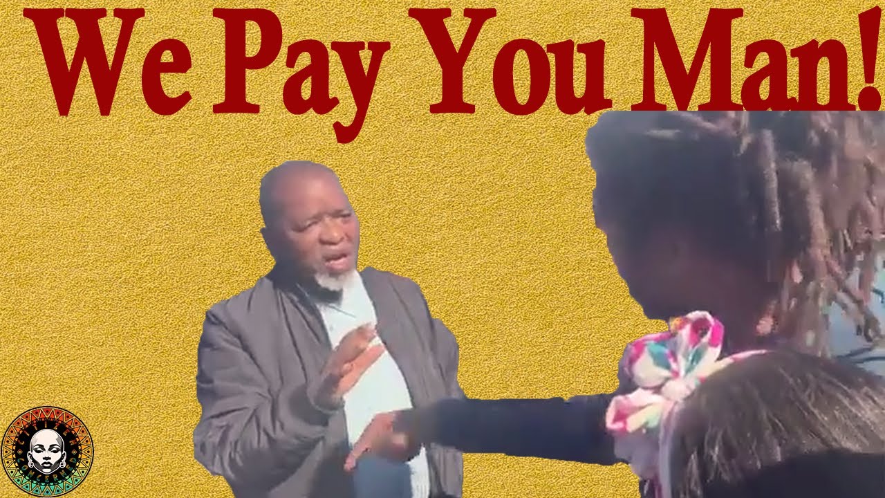 Mantashe Gets Embarrassed By Voter And Tries To Slither Away Using Silly Rules