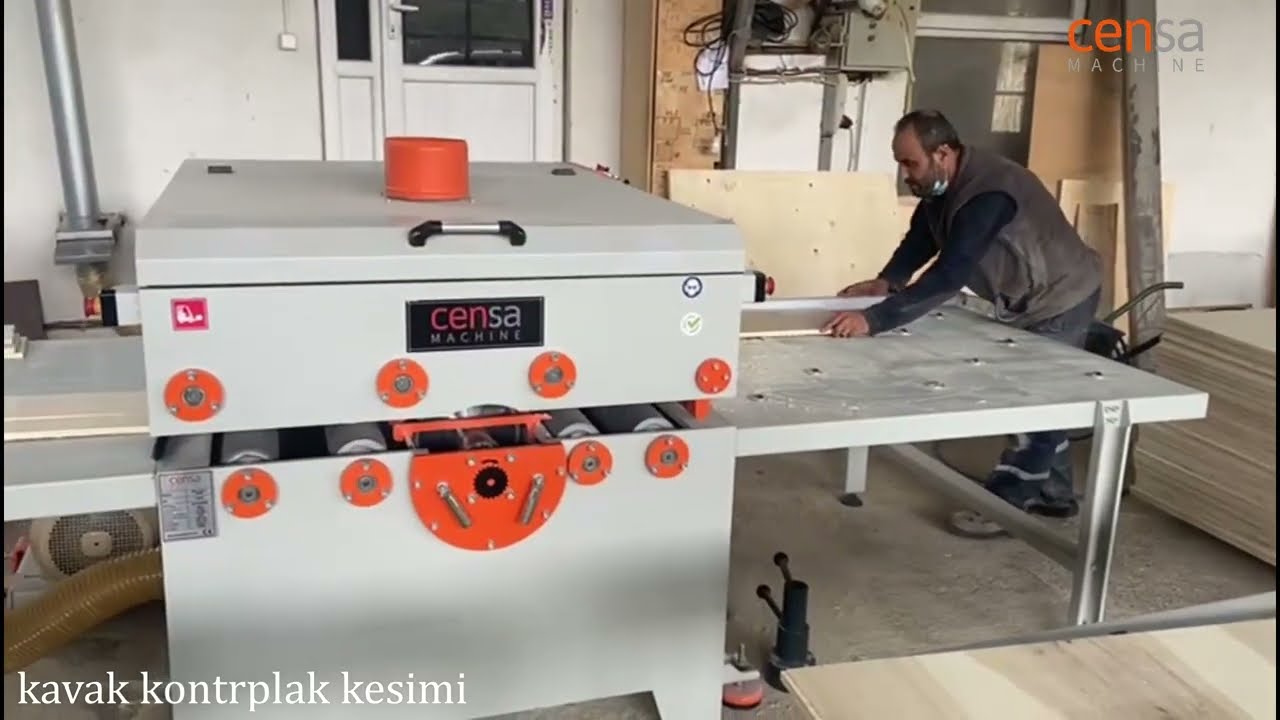 Censa Makina MDF Çoklu Dilimleme Makinası Seri kontrplak Palet Üretimi Kavak Kontrplak Kesimi