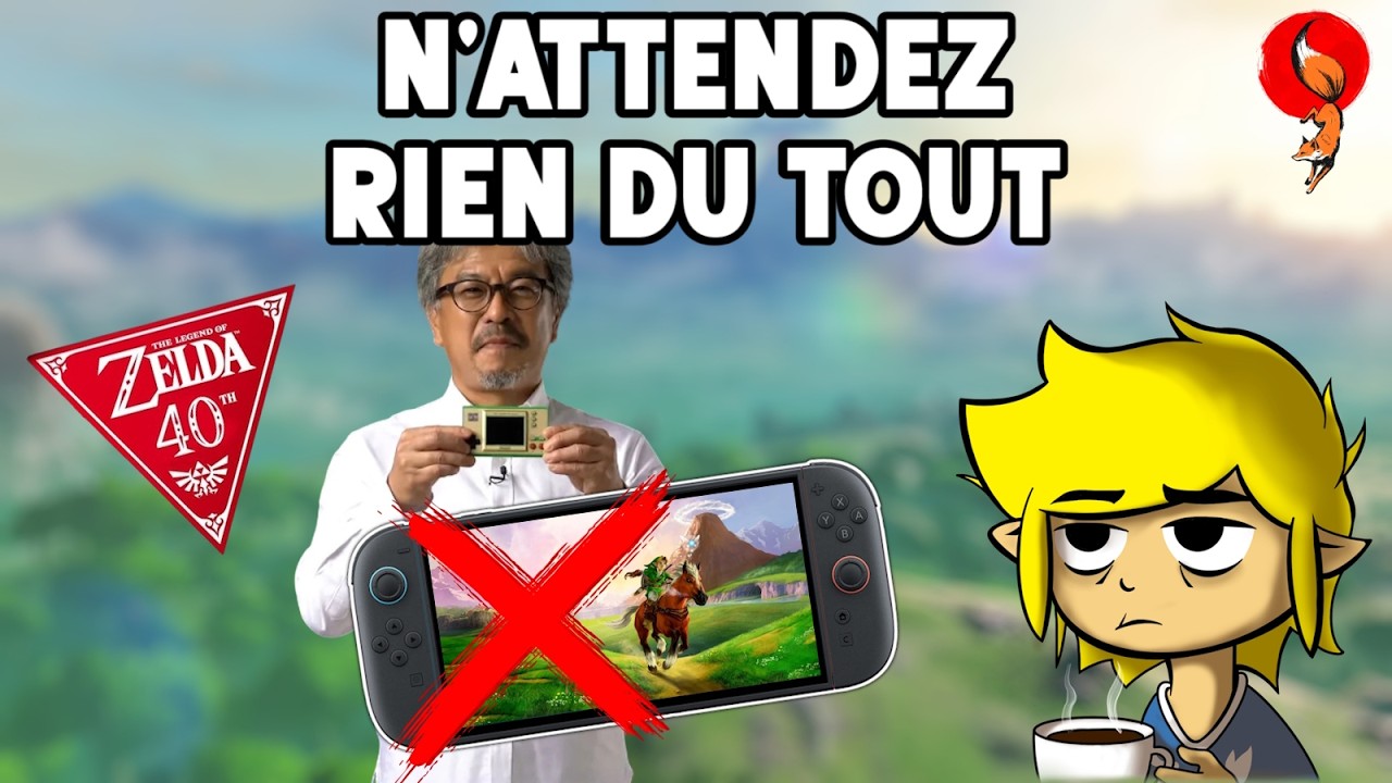 NINTENDO ne va sans doute RIEN FAIRE pour les 40 ans de ZELDA (ou presque)