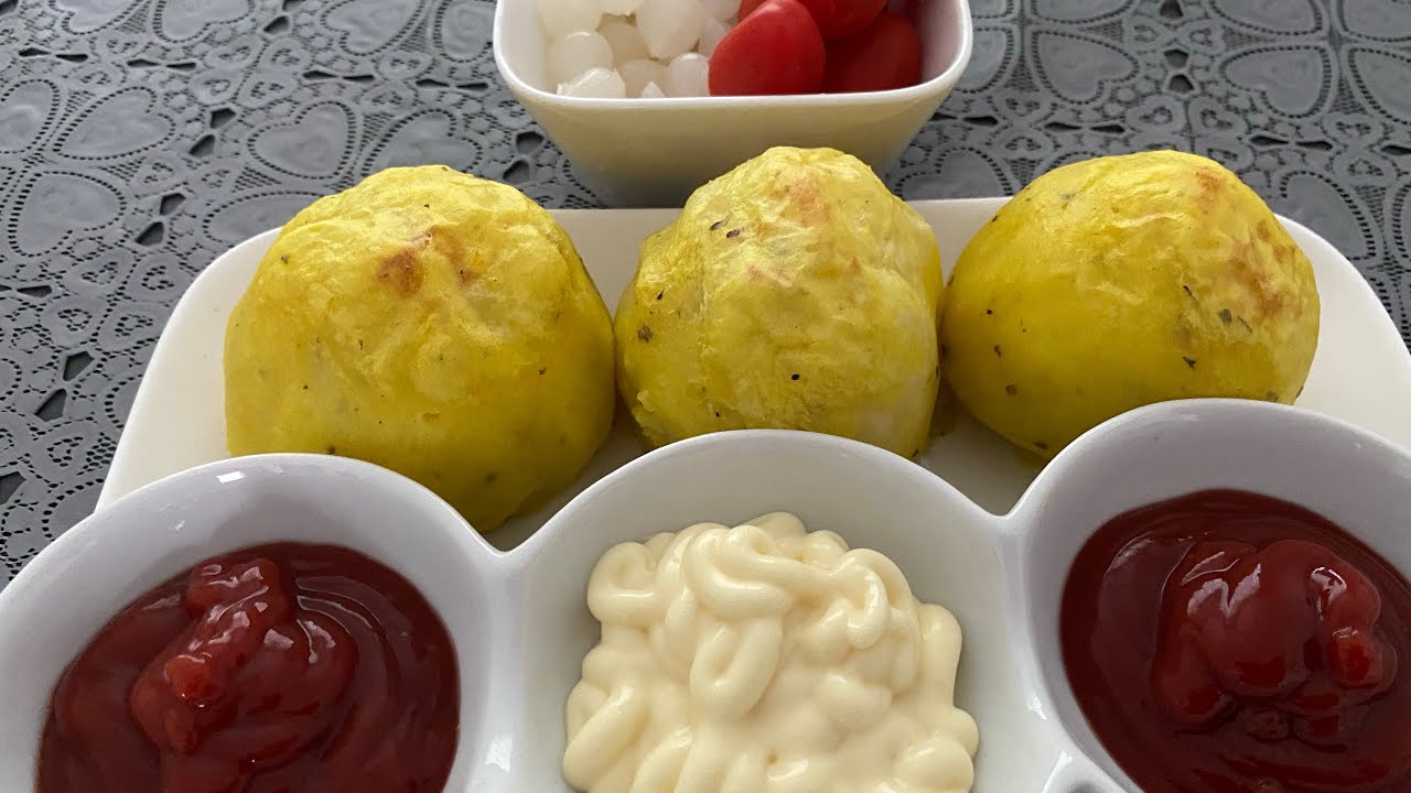 Aardappel  gevuld met gehaktbal🥔😍😋