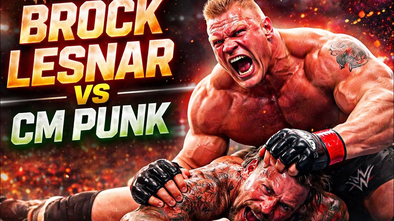 No Mercy! Brock Lesnar vs CM Punk | WWE 2K25 Gameplay..😱😱  !!!