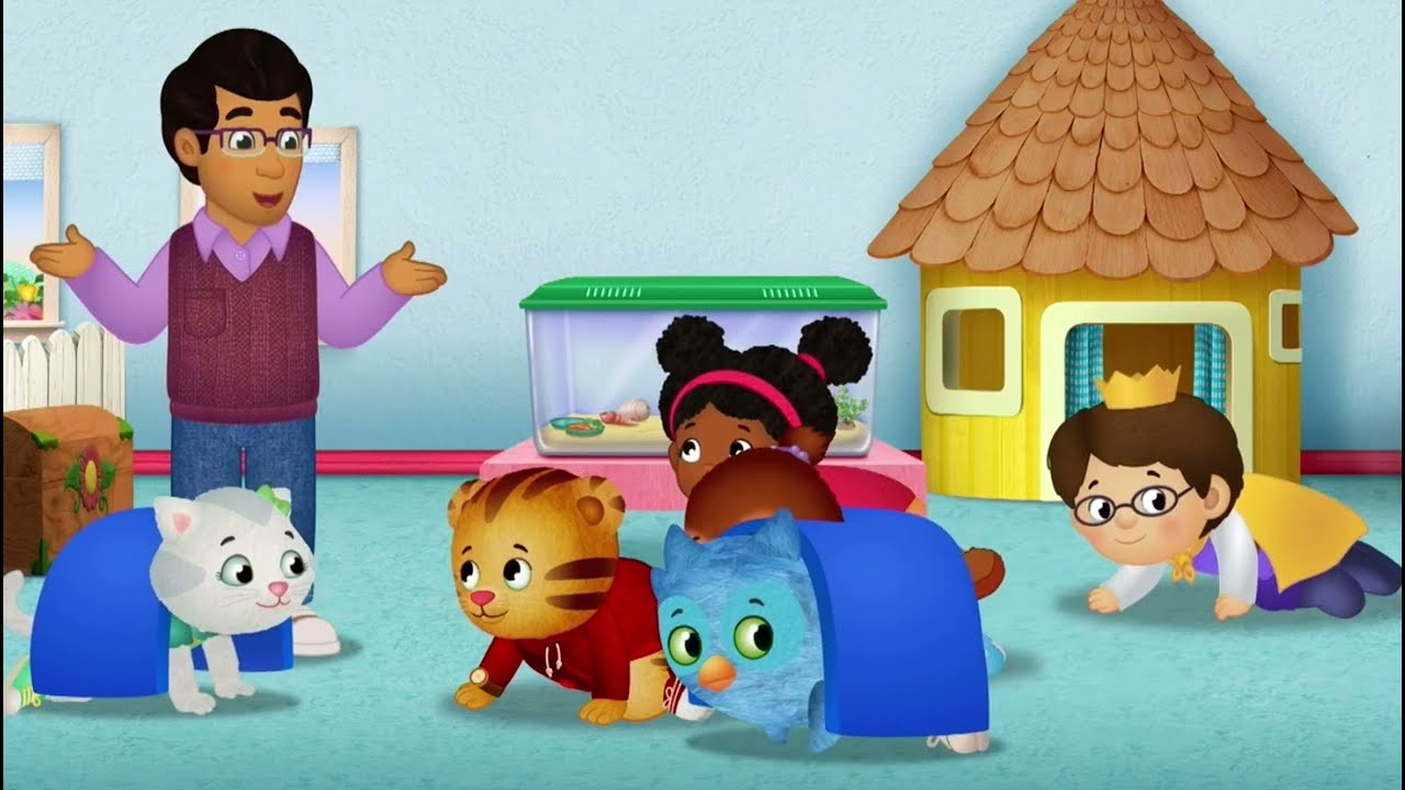 Daniel and his friends see a hermit crab