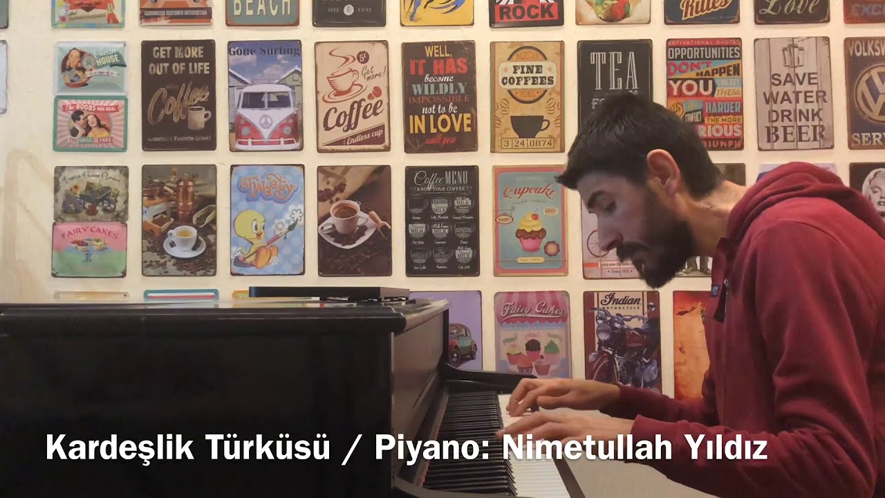 Kardeşlik Türküsü / Mahsun Kırmızıgül / Piyano Cover: Nimetullah Yıldız
