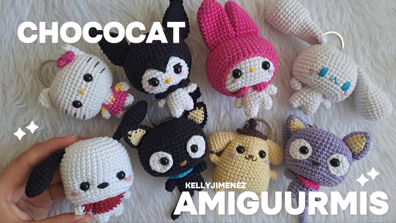 TUTORIAL CHOCOCAT AMIGURUMI (English Subtitles) crochet