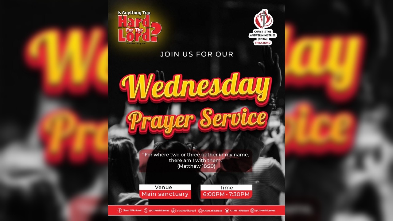 WEDNESDAY PRAYER SERVICE || 2026.02.25