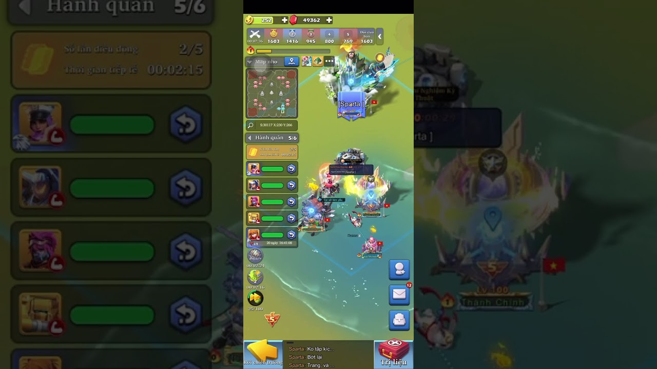TOPWAR - TC Legendary: Team Sparta ( 1313) Top 1