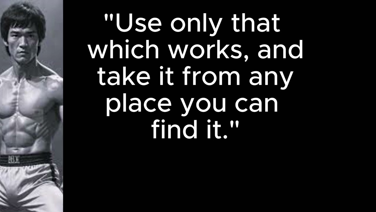 WISDOM FROM THE dragon BRUCE LEE QUOTES