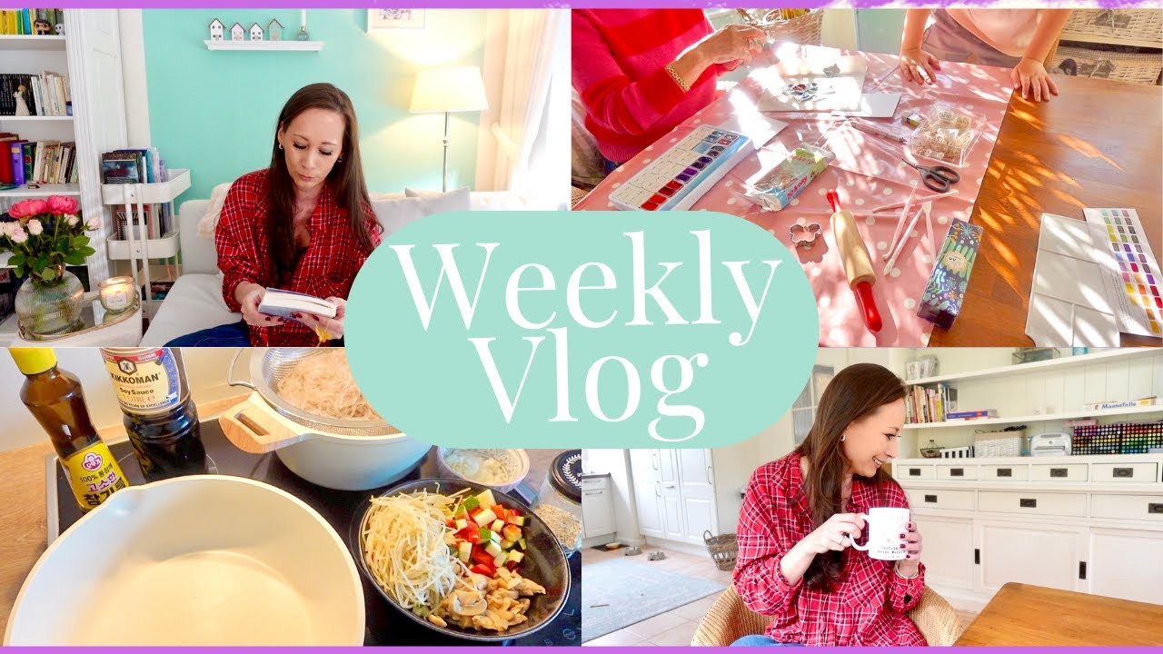 ☀️💞 Weekly VLOG I Koreanische Glasnudeln 🍜 I  Mit Modelliermasse werkeln ❤️ ☀️💞