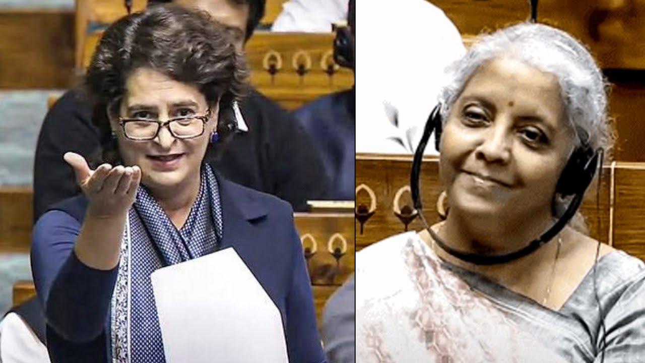 Priyanka Gandhi UPERB Speech in Lok Sabha | Nirmala Sitharaman | PM Modi | Congress Vs BJP