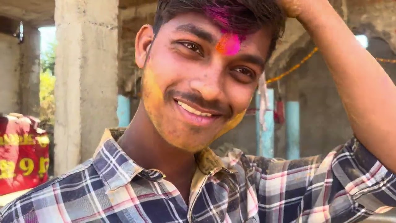 Happy holi dosto 🎈|| Holi celebration vlog || #vlog #newvlog #holispecial 