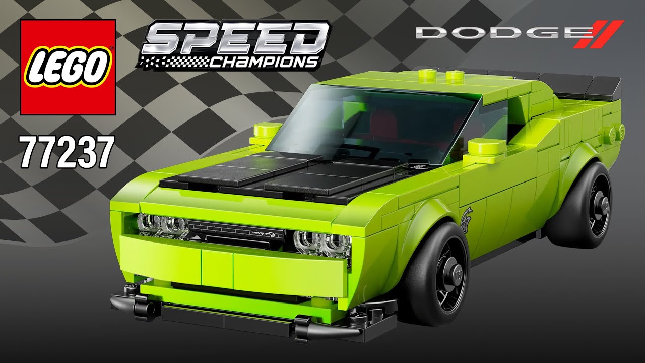 LEGO Speed Champions Dodge Challenger SRT Hellcat (77237)[390 pc] Step-by-Step Building Instructions