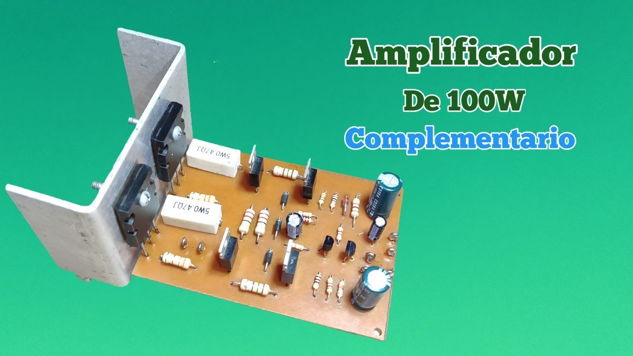 Amplificador De 100 Watts de sonido potente