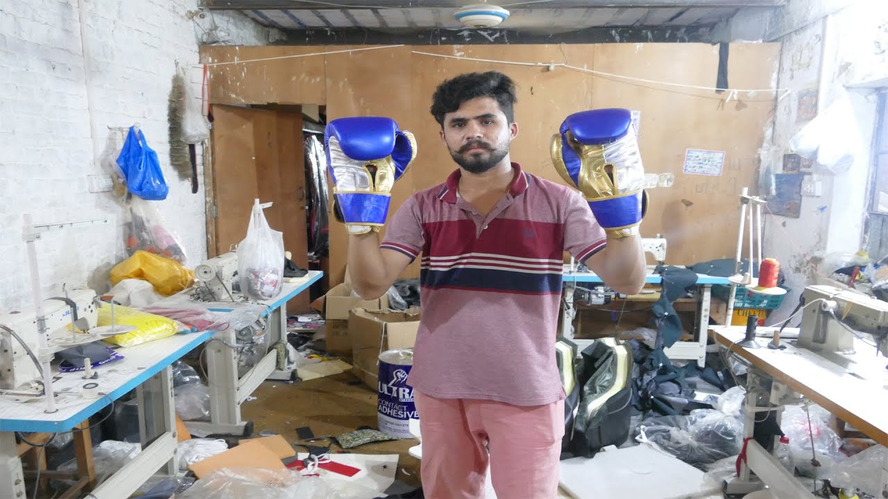How to Making Boxing Gloves With Amazing Skills | Amazing technique of Making Boxing Gloves