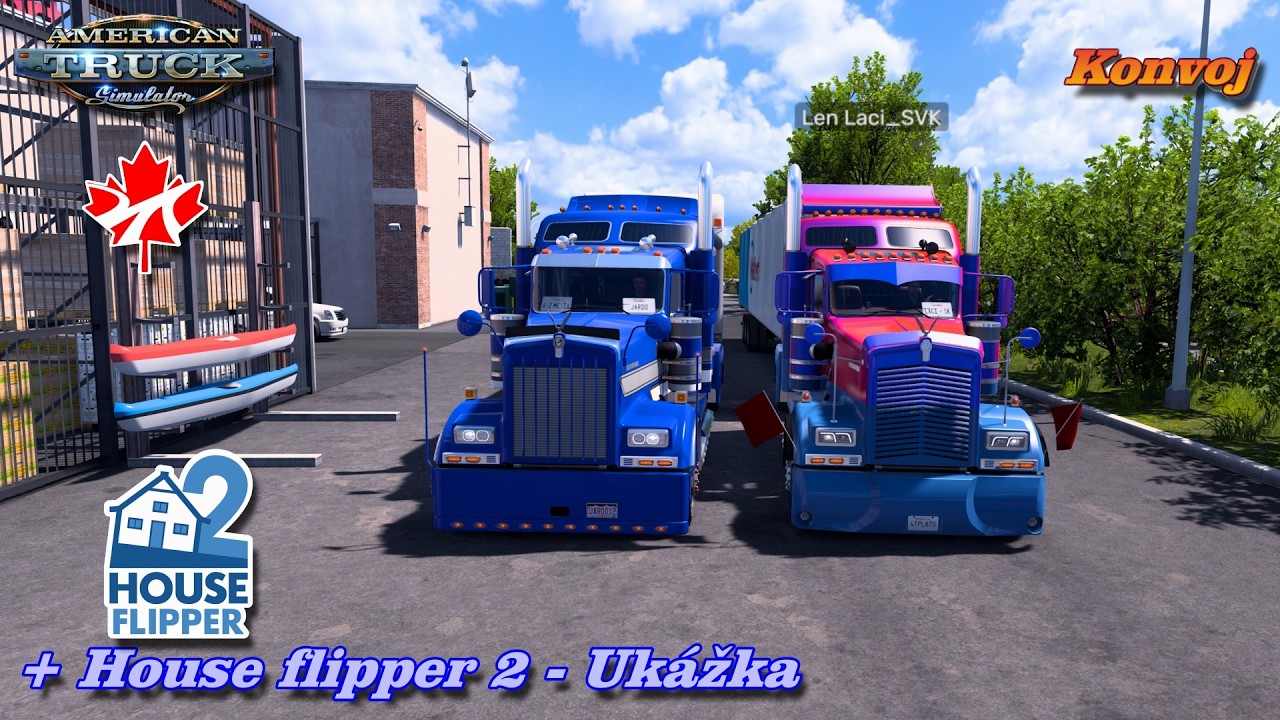 American truck simulator - Jazdíme Konvoj