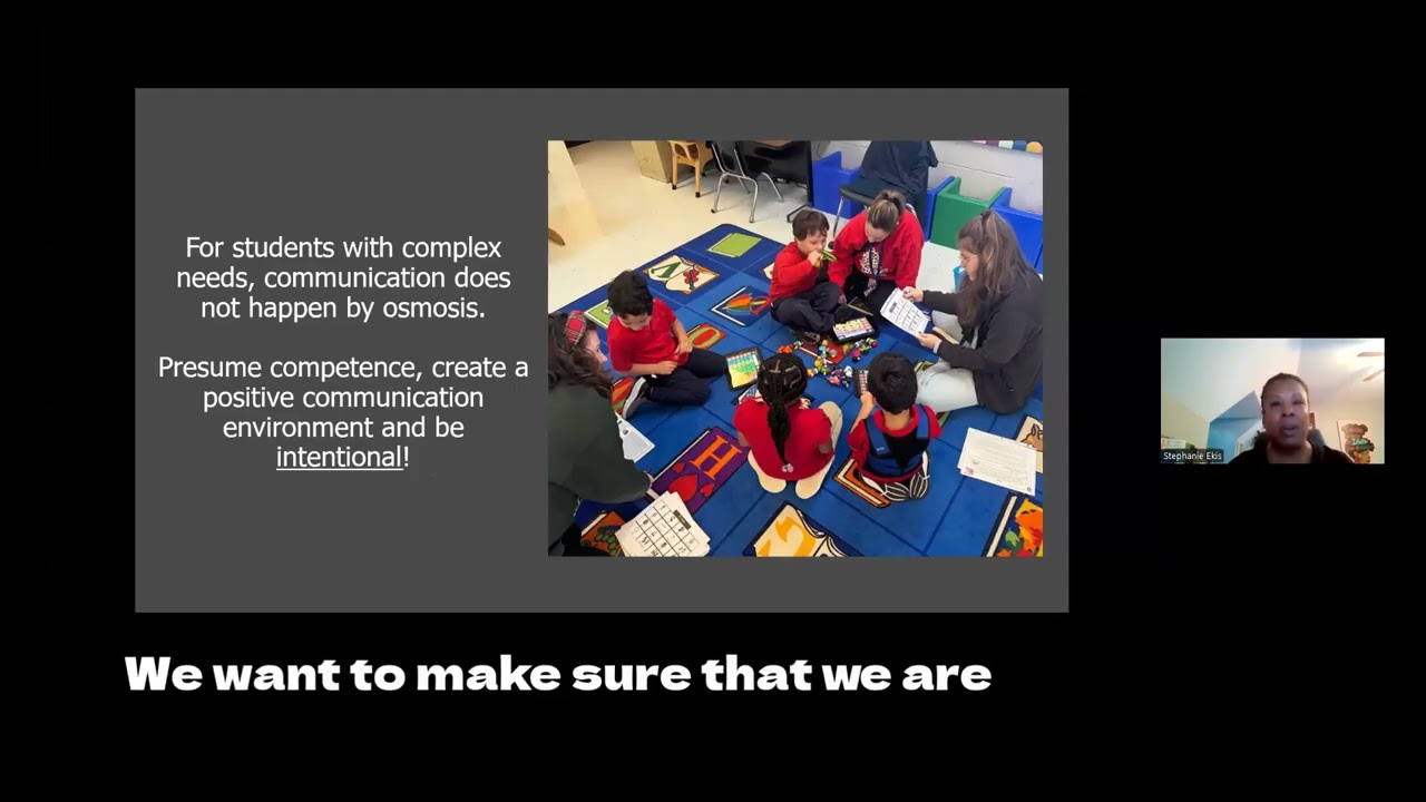AAC All Day: Supporting Communication for Students with Complex Needs