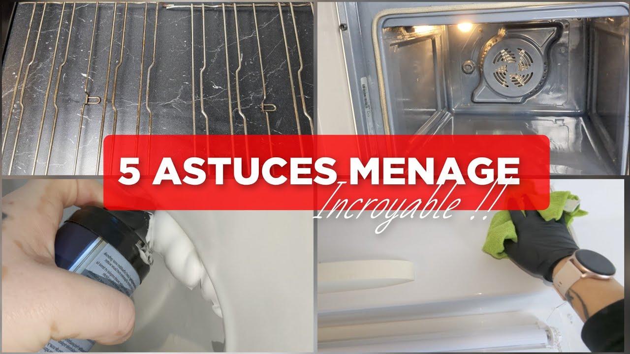 5 ASTUCES MENAGE FACILE 🌿