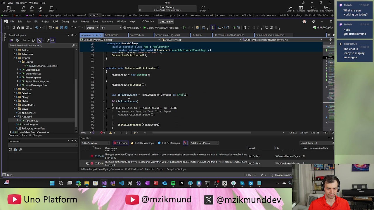 Uno Platform Live Coding: Galleries