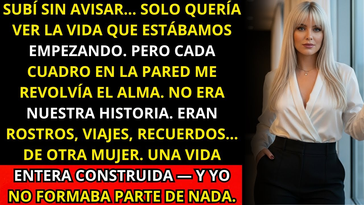 Llegué de sorpresa al nuevo penthouse de mi esposo — y cada cuadro contaba una vida que no era mía