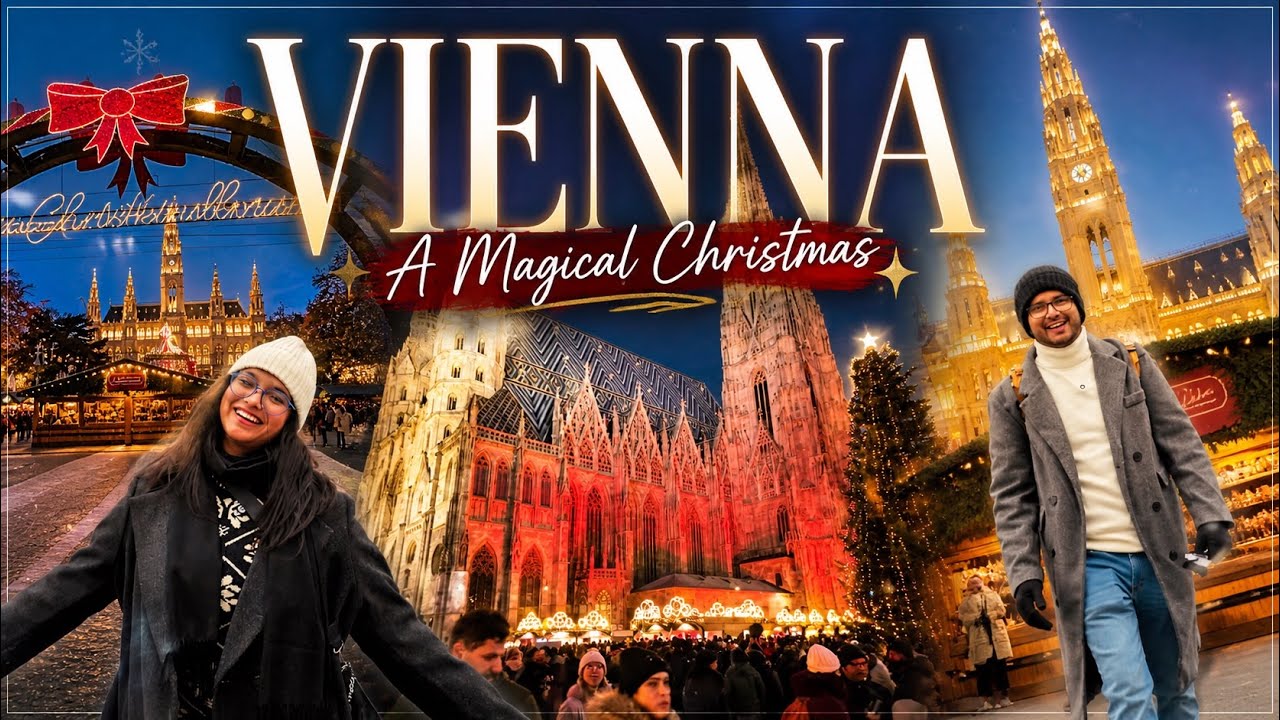 [Ep-2] Vienna 🇦🇹  | Christmas Market | Rathausplatz | Hofburg Palace | Belvedere | Red Bow | Damel 