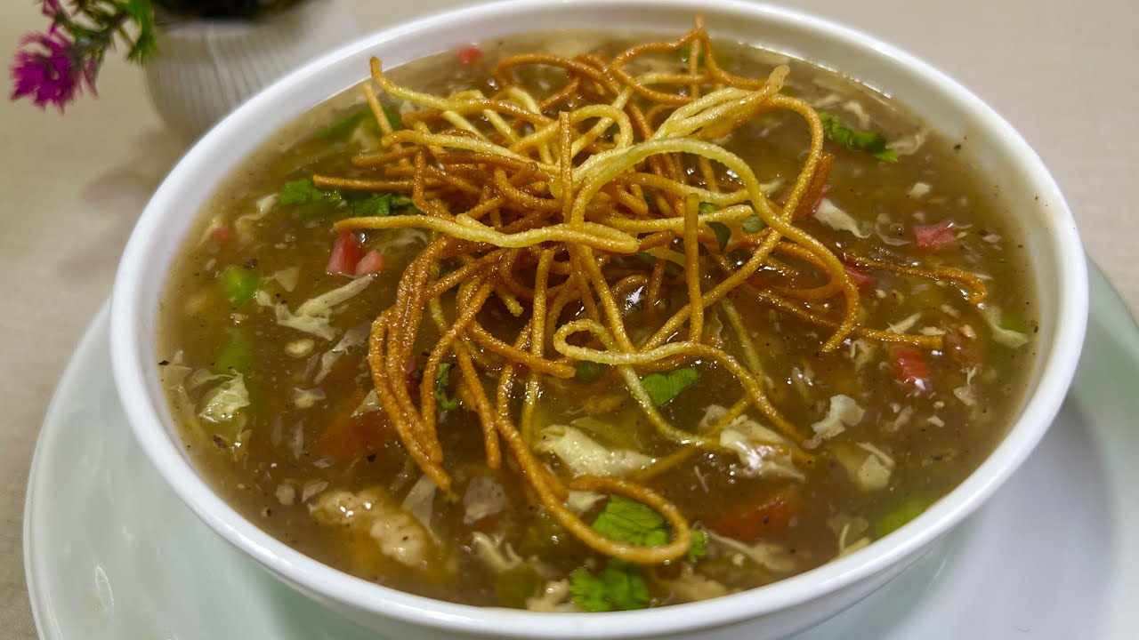 Chicken Manchow Soup Recipe | How To Make Chicken Soup At Home | Chicken Soup Recipe