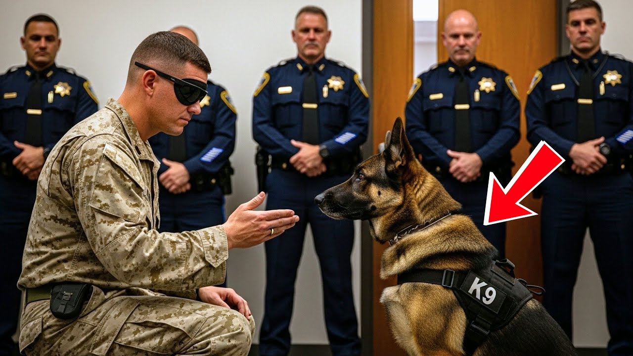 Le Chien K9 Allait Être Euthanasié — Jusqu’à Ce Qu’un Marine Aveugle Prononce Un Mot