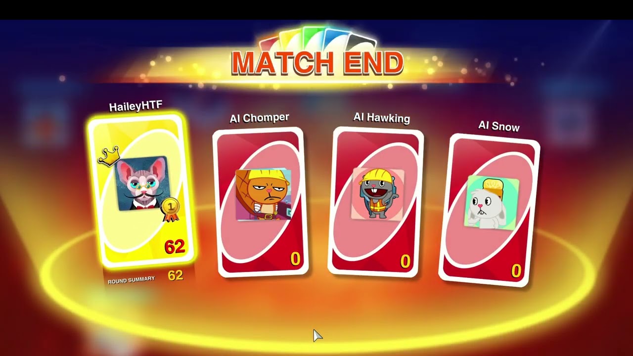 Playing UNO with Handy and my HTF OCs!
