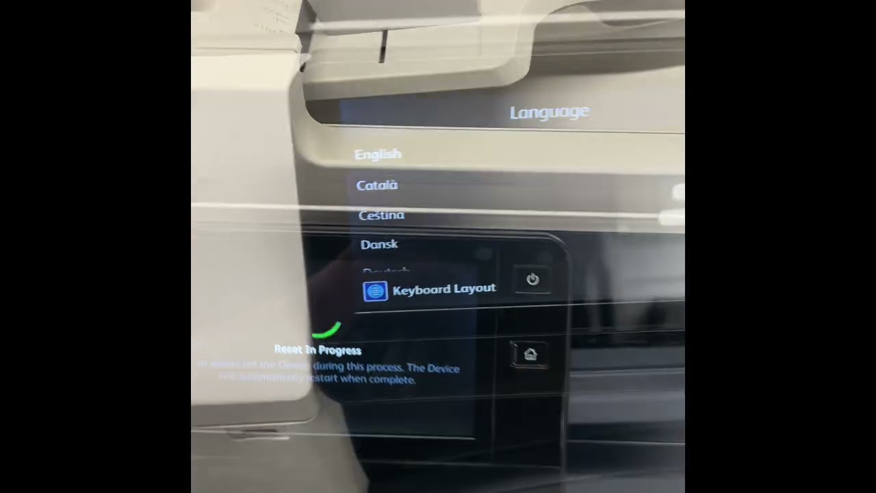 📤 Xerox VersaLink Factory Reset | Step-by-Step Guide